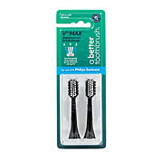 V++MAX&trade; Replacement Brush Heads for Philip Sonicare&reg; (Set of 2)