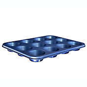 Granitestone Diamond Nonstick 12-Cup Muffin Pan in Blue
