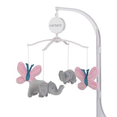 Carter S Floral Elephant Musical Mobile In Pink Bed Bath And Beyond Canada