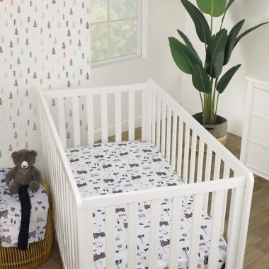 carter's&reg; Woodland Friends Fitted Crib Sheet. View a larger version of this product image.