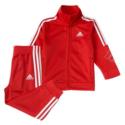 adidas baby tracksuit red