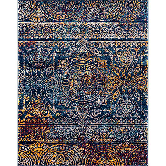 Alternate image 1 for Manellyn Kae Tribal 2' x 3' Accent Rug in Navy