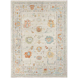 Brohmont Luci Bordered 2' x 3' Accent Rug in Beige