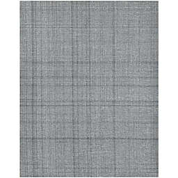 Amer Rugs Laugeline Suka Plaid 2' x 3' Accent Rug in Grey