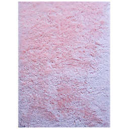 Omedy Ahna 2' x 3' Shag Accent Rug in Pink