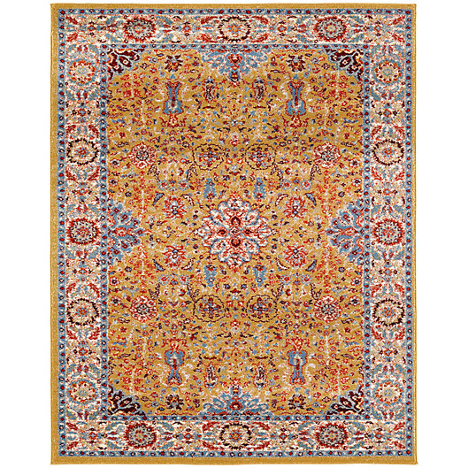 Alternate image 1 for Sheryna Fitz 8'9 x 11'9 Bordered Area Rug in Yellow