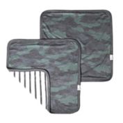 Copper Pearl Hunter 2-Pack 3-Layer Security Blanket in Green