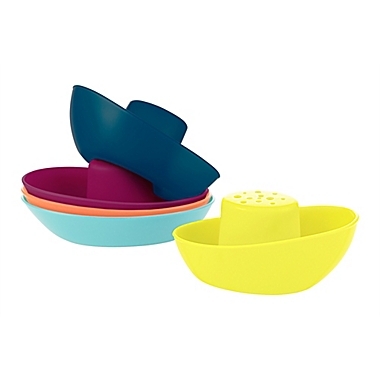 Boon&reg; FLEET&trade; 5-Piece Multicolor Stacking Boats. View a larger version of this product image.