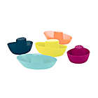 Alternate image 1 for Boon&reg; FLEET&trade; 5-Piece Multicolor Stacking Boats