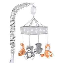 Wendy Bellissimo™ Plush Musical Friends Bear Mobile in Grey