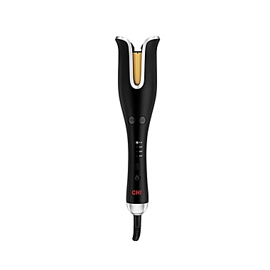 CHI&reg; Spin N Curl Compact 1&quot; Ceramic Rotating Curler in Matte Black. View a larger version of this product image.