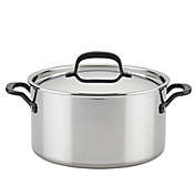 Kitchenaid&reg; 5-Ply Clad 8 qt. Stainless Steel Covered Stock Pot