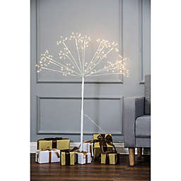 Luxen Home 4-Foot Starburst Pre-Lit LED Artificial Christmas Tree
