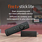 Alternate image 1 for Amazon FireTV Stick Lite Remote in Black