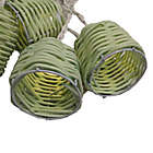 Alternate image 5 for Bee & Willow&trade; Home Solar 10ct Wicker String Lights in Celadon