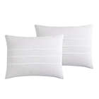 Alternate image 3 for Avery Homegrown Pleated 3-Piece Full/Queen Comforter Set in White
