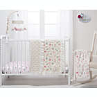 Alternate image 2 for Wendy Bellissimo&trade; Mix &amp; Match Lil Elephant Crib Sheet in White/Pink
