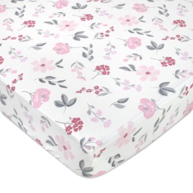 Wendy Bellissimo&trade; Mix &amp; Match Wildflowers Crib Sheet in Creme. View a larger version of this product image.