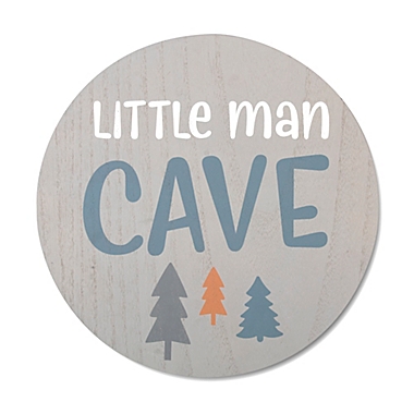 Wendy Bellissimo&trade; 12-Inch x 8-Inch &quot;Little Man Cave&quot; Wall Art in Blue. View a larger version of this product image.