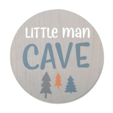 Wendy Bellissimo&trade; 12-Inch x 8-Inch "Little Man Cave" Wall Art in Blue. View a larger version of this product image.