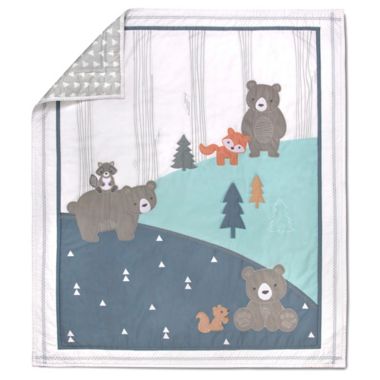 Wendy Bellissimo&trade; Best Friend Bears Quilt in Turqoise. View a larger version of this product image.