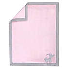 Alternate image 1 for Wendy Bellissimo&trade; Mix &amp; Match Little Love Elephant Plush Blanket in Pink