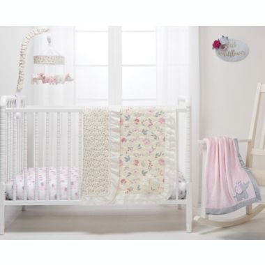 Wendy Bellissimo&trade; Mix &amp; Match Little Love Elephant Plush Blanket in Pink. View a larger version of this product image.