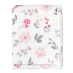 Wendy Bellissimo™ Wildflower "Love" Plush Blanket in Cream/Pink