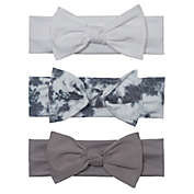 So&#39; Dorable 3-Pack Tie Dye Headbands in Grey