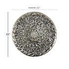 Alternate image 4 for Ridge Road D&eacute;cor Large Round Aluminum Mosaic Wall D&eacute;cor in SIlver