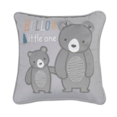 Wendy Bellissimo&trade; Mix &amp; Match Best Friend Bears Square Throw Pillow in Blue. View a larger version of this product image.