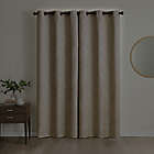 Alternate image 7 for Eclipse Branches 84-Inch Grommet 100% Blackout Window Curtain Panels in Champagne (Set of 2)
