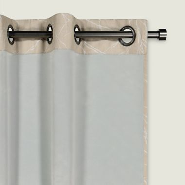 Eclipse Branches 84-Inch Grommet 100% Blackout Window Curtain Panels in Champagne (Set of 2). View a larger version of this product image.