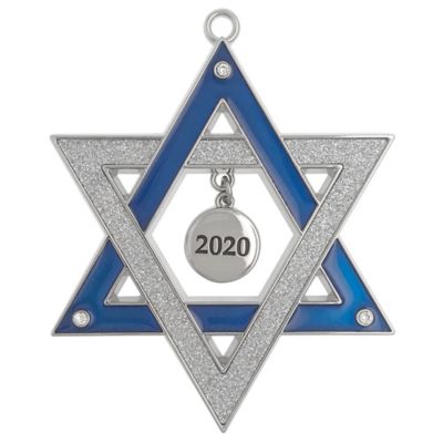 Harvey Lewis&trade; Star of David 2020 Hanukkah Ornament with Crystals from Swarovski&reg;