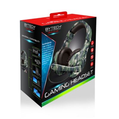 BYTECH&reg; Camouflage Gaming Headphones