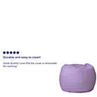 Alternate image 6 for Flash Furniture Dot Small Bean Bag Chair in Lavender Dot