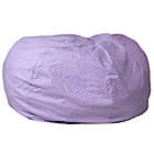 Alternate image 0 for Flash Furniture Dot Oversized Bean Bag Chair Lavender Dot