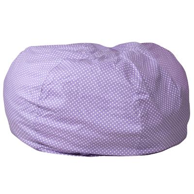 Flash Furniture Dot Oversized Bean Bag Chair Lavender Dot