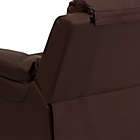 Alternate image 6 for Flash Furniture Leather Kids Recliner with Storage Arms