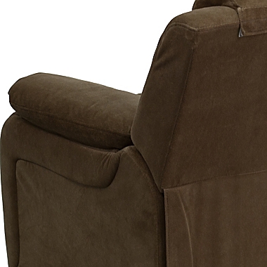 Flash Furniture Microfiber Kids Recliner with Storage Arms. View a larger version of this product image.