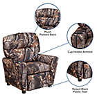 Alternate image 10 for Flash Furniture Vinyl Kids Recliner with Cup Holder in Camouflage
