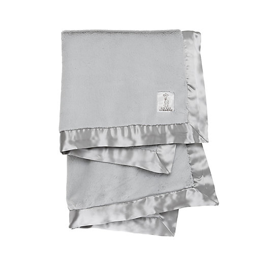 Alternate image 1 for Little Giraffe ® Luxe ™ Receiving Blanket in Silver