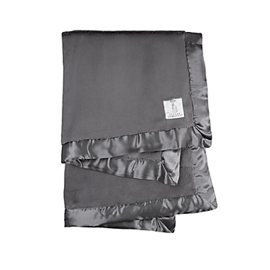 Little Giraffe &reg; Luxe &trade; Receiving Blanket in Charcoal. View a larger version of this product image.