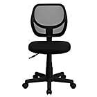 Alternate image 7 for Flash Furniture Mesh Low Back Swivel Task Chair in Black