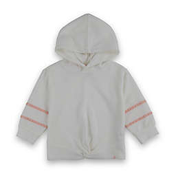Sovereign Code® Size 6-9M Striped Velour Hooded Sweatshirt in Pink