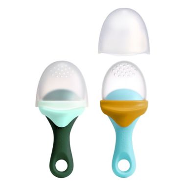 Boon PULP&trade; 2-Pack Silicone Feeders in Blue/Green. View a larger version of this product image.