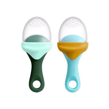 Boon PULP&trade; 2-Pack Silicone Feeders in Blue/Green. View a larger version of this product image.