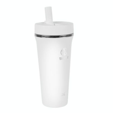 Takeya&reg; Stay Cool 24 oz. Insulated Tumbler with Straw Lid in White. View a larger version of this product image.