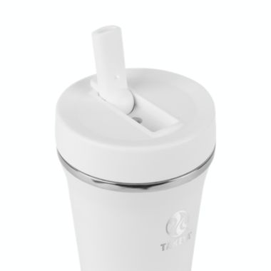 Takeya&reg; Stay Cool 24 oz. Insulated Tumbler with Straw Lid in White. View a larger version of this product image.