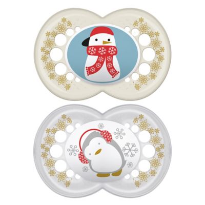 MAM 2-Pack Holiday Pacifiers